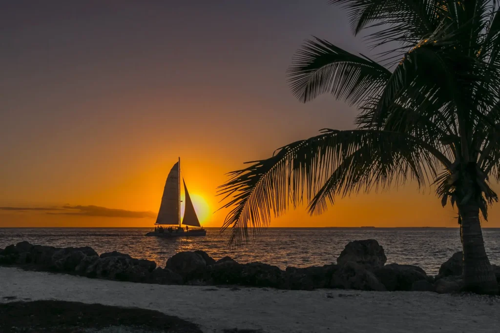 miami'den key west adasına tekne turu