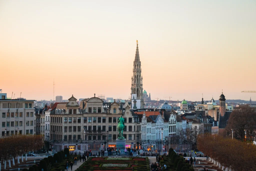 mont des arts gün batımı seyret