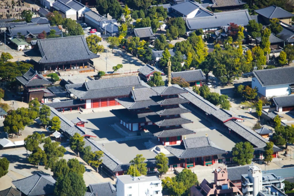 osaka shitennoji tapınağı ziyareti