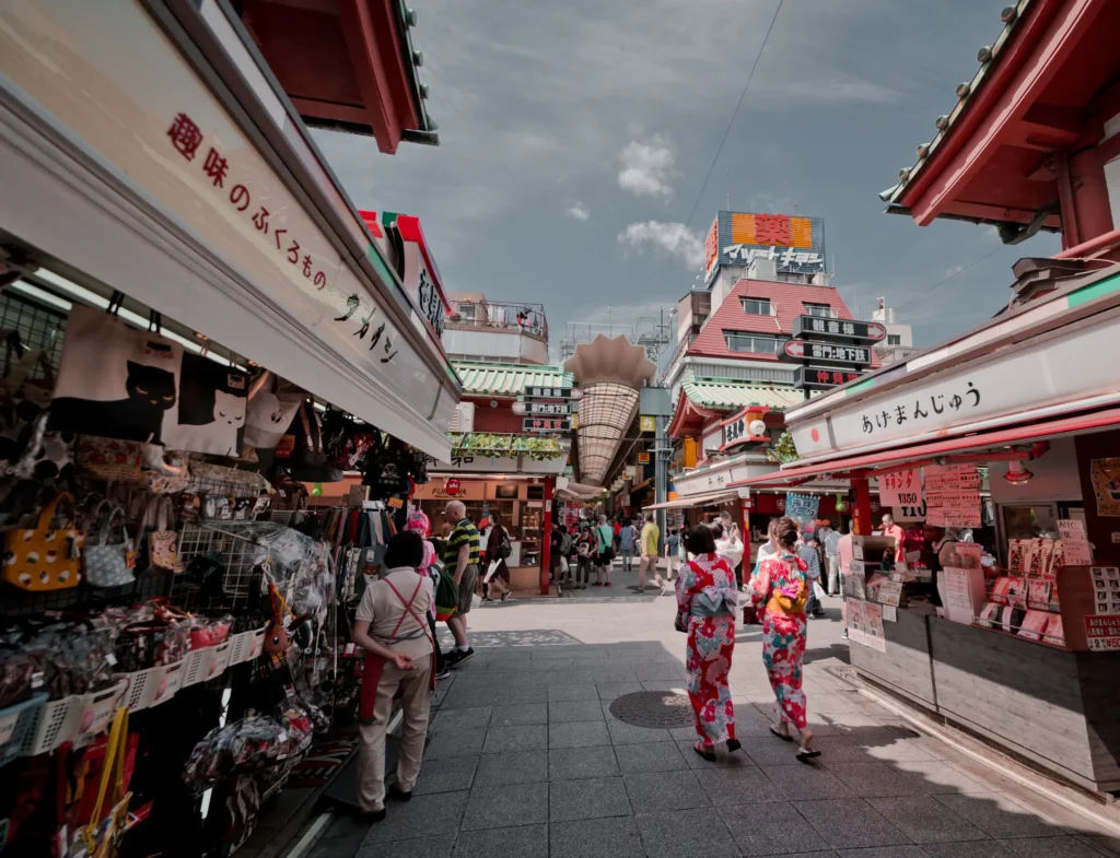 tokyo asakusa eski semti